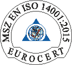 EUROCERT MSZ EN ISO 14001:2015 logo