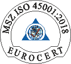 EUROCERT MSZ EN ISO 45001:2018 logo